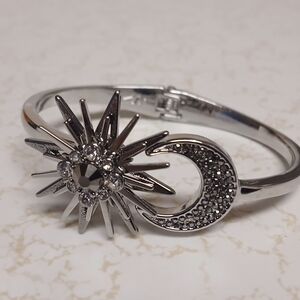 Simply Vera Vera Wang Silver Celestial Cuffed Bracelet